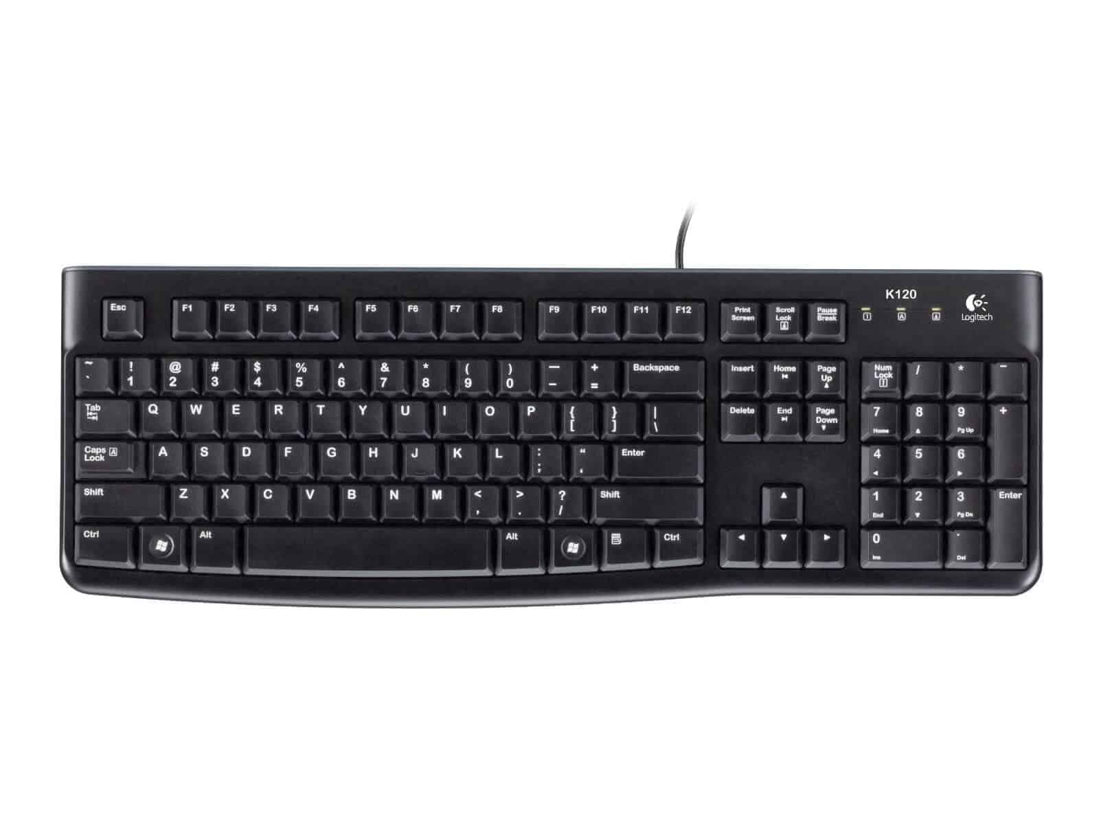 Logitech K120 Keyboard USB Inter